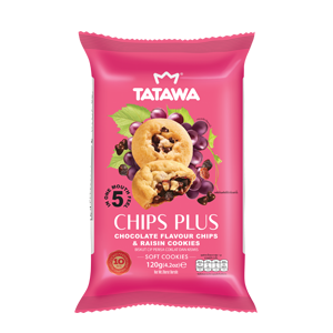 Tatawa Chips Plus Chocolate Flavour  Cookies 120gm - (9556291800146)